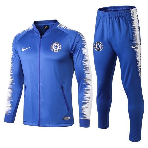 Chandal Niños Chelsea 2018/19 Blanco Azul Claro